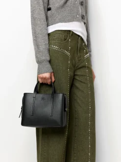 PARFOIS Printed>Tragetasche Mit Riemen Schwarz
