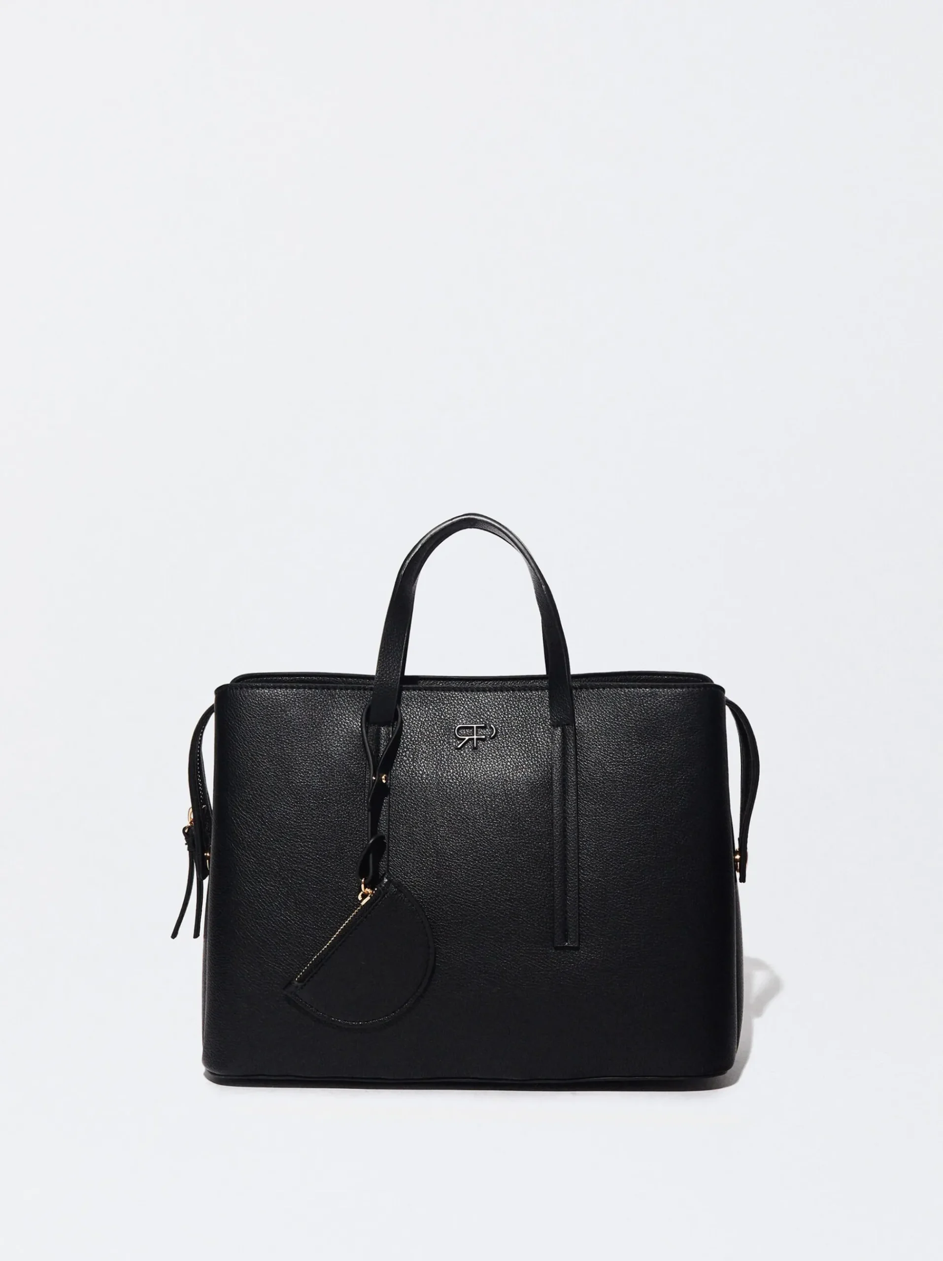 PARFOIS Printed>Tragetasche Mit Riemen L Schwarz