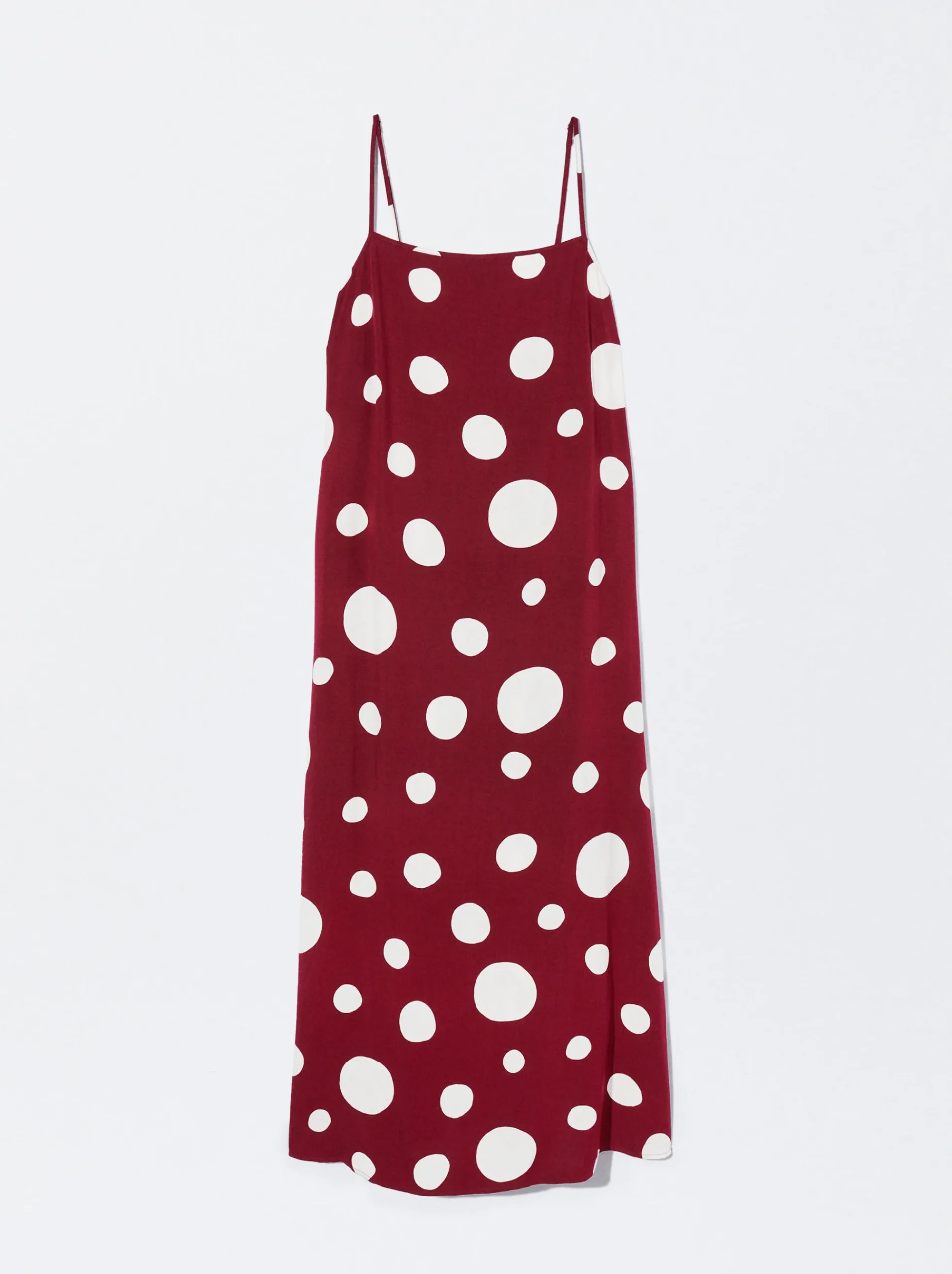 PARFOIS Blazer und Mäntel>Trägerkleid Mit Print Bordeaux
