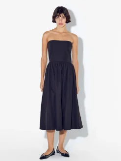 PARFOIS Blazer und Mäntel>Trägerloses Kleid Schwarz
