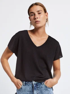 PARFOIS Basics|Hosen>T-Shirt Aus Recycelten Materialien Schwarz