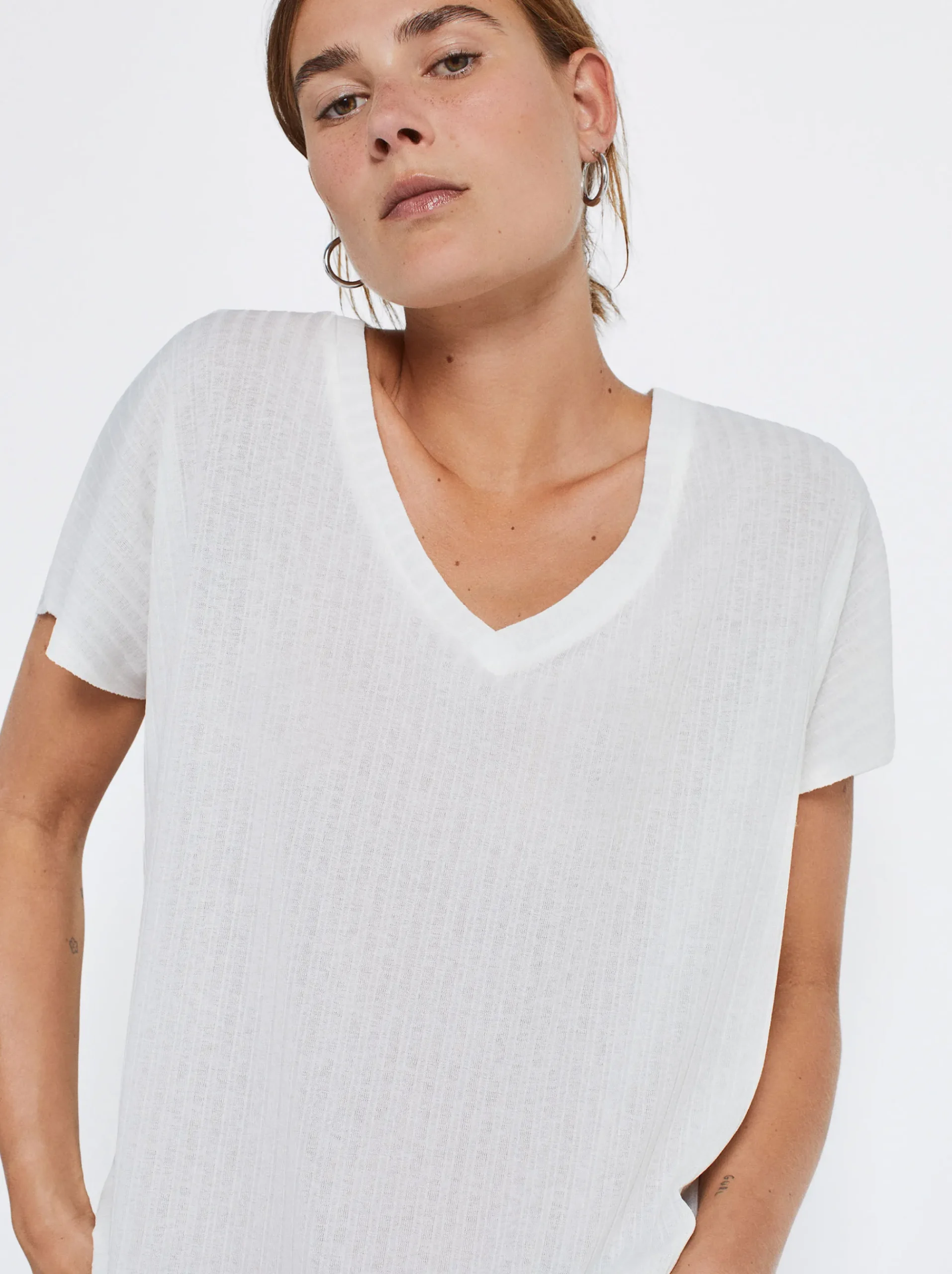 PARFOIS Basics|Hosen>T-Shirt Aus Recycelten Materialien Weib