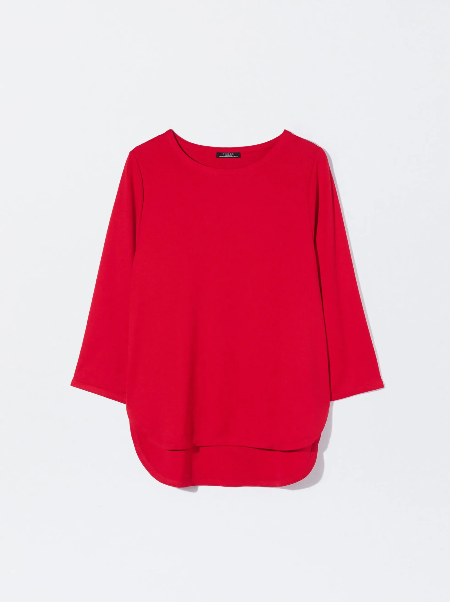 PARFOIS Schultertaschen>T-Shirt Mit Rundausschnitt Rot