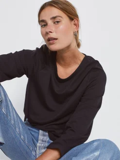 PARFOIS Basics|Hosen>T-Shirt Mit Rundhalsausschnitt Schwarz