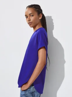 PARFOIS Schultertaschen|Taschen aus Leder NEW>T-Shirt Mit V-Ausschnitt Blau