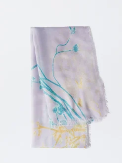 PARFOIS Schals|Schals>Tuch Mit Blumenprint Blau
