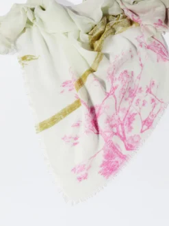 PARFOIS Printed>Tuch Mit Blumenprint Gr&uuml;n