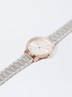 PARFOIS Flache Schuhe|Ballerina>Uhr Aus Stahl Mit Metallnetzarmband Mehrfarbig