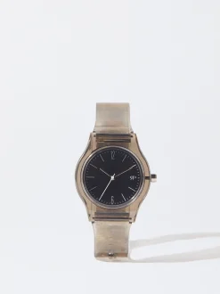 PARFOIS Mehrzwecktaschen|Etuis und Kulturbeutel>Uhr Mit Armband Aus Silikon Schwarz
