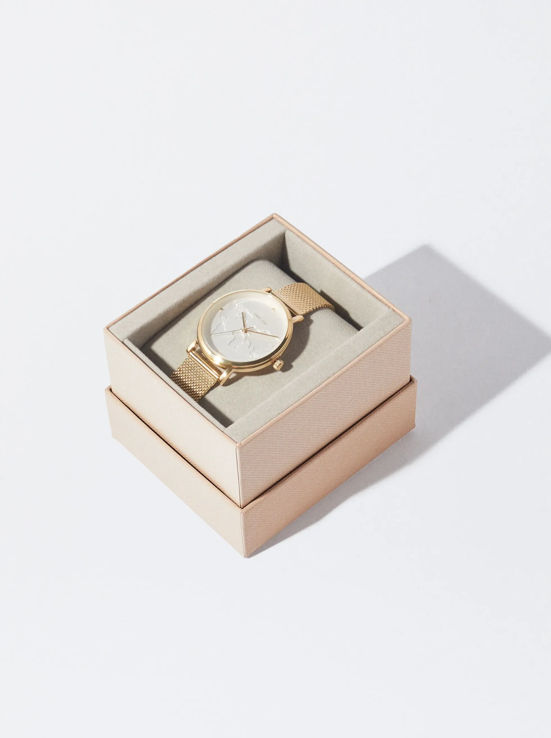 PARFOIS Rosagoldfarbene Uhr>Uhr Mit Stahlarmband