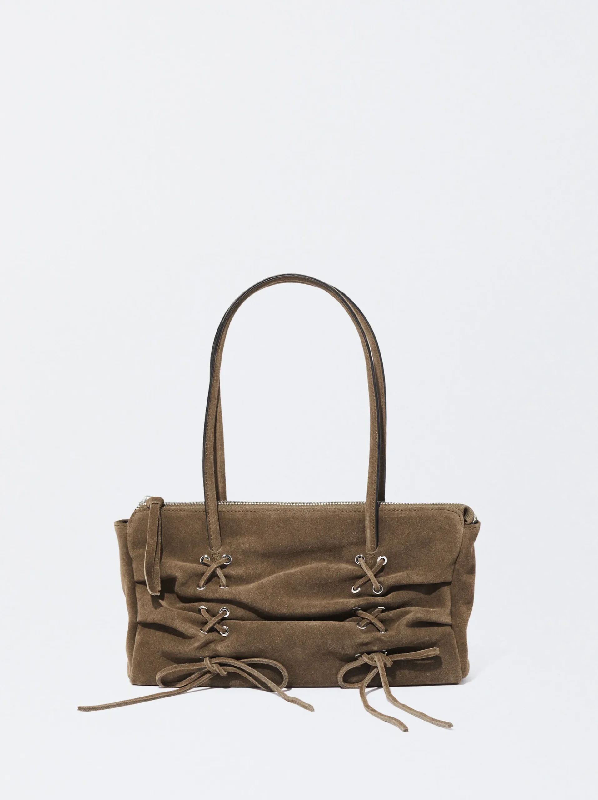 PARFOIS Umhängetaschen|Handtaschen>Umhängetasche Aus Leder Khaki