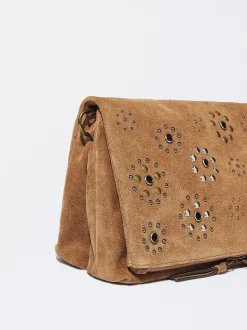 PARFOIS Blazer und Mäntel>Umh&auml;ngetasche Aus Leder Mit Nieten Kamel