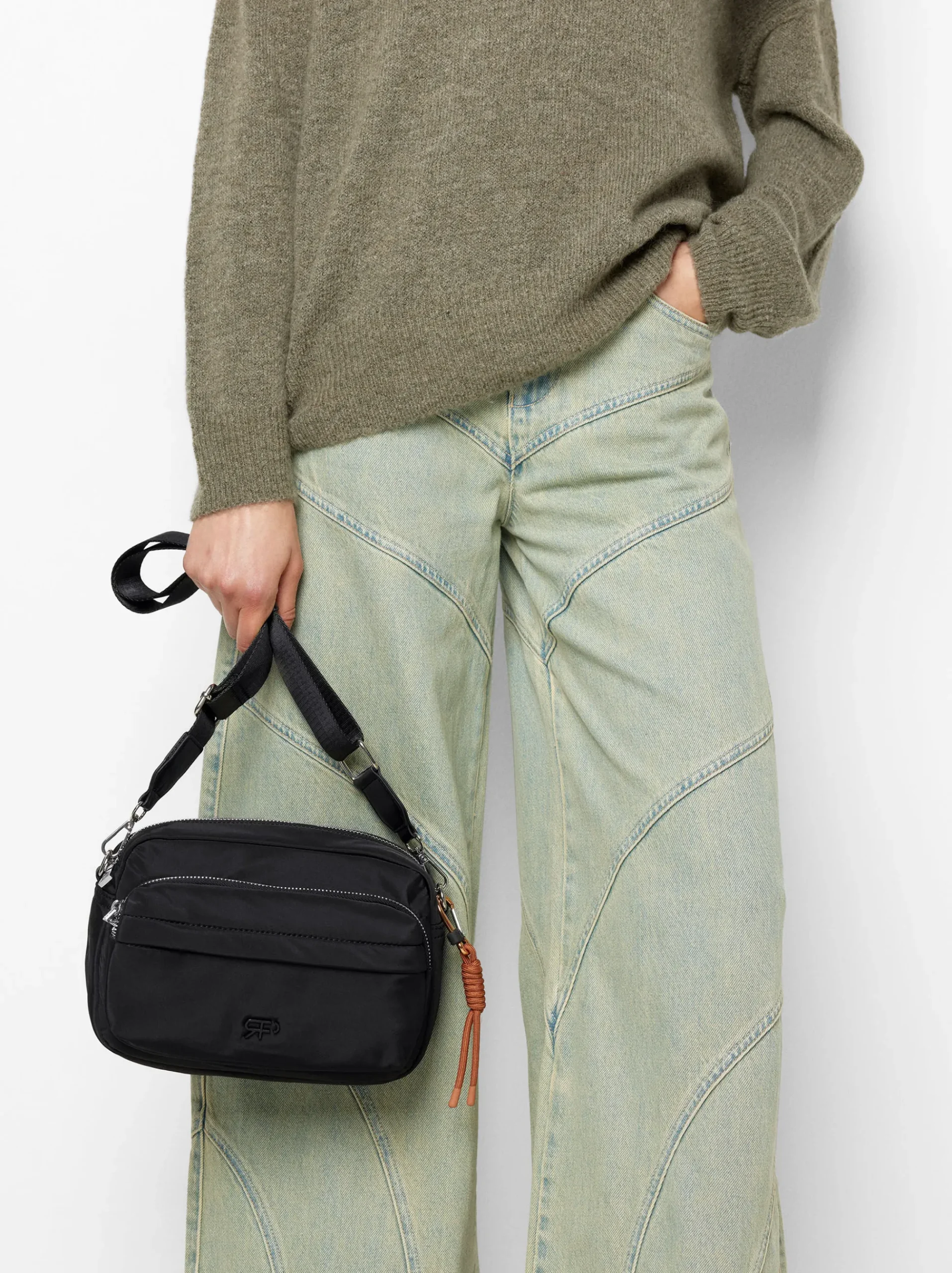 PARFOIS Handtaschen>Umhängetasche Aus Nylon Schwarz