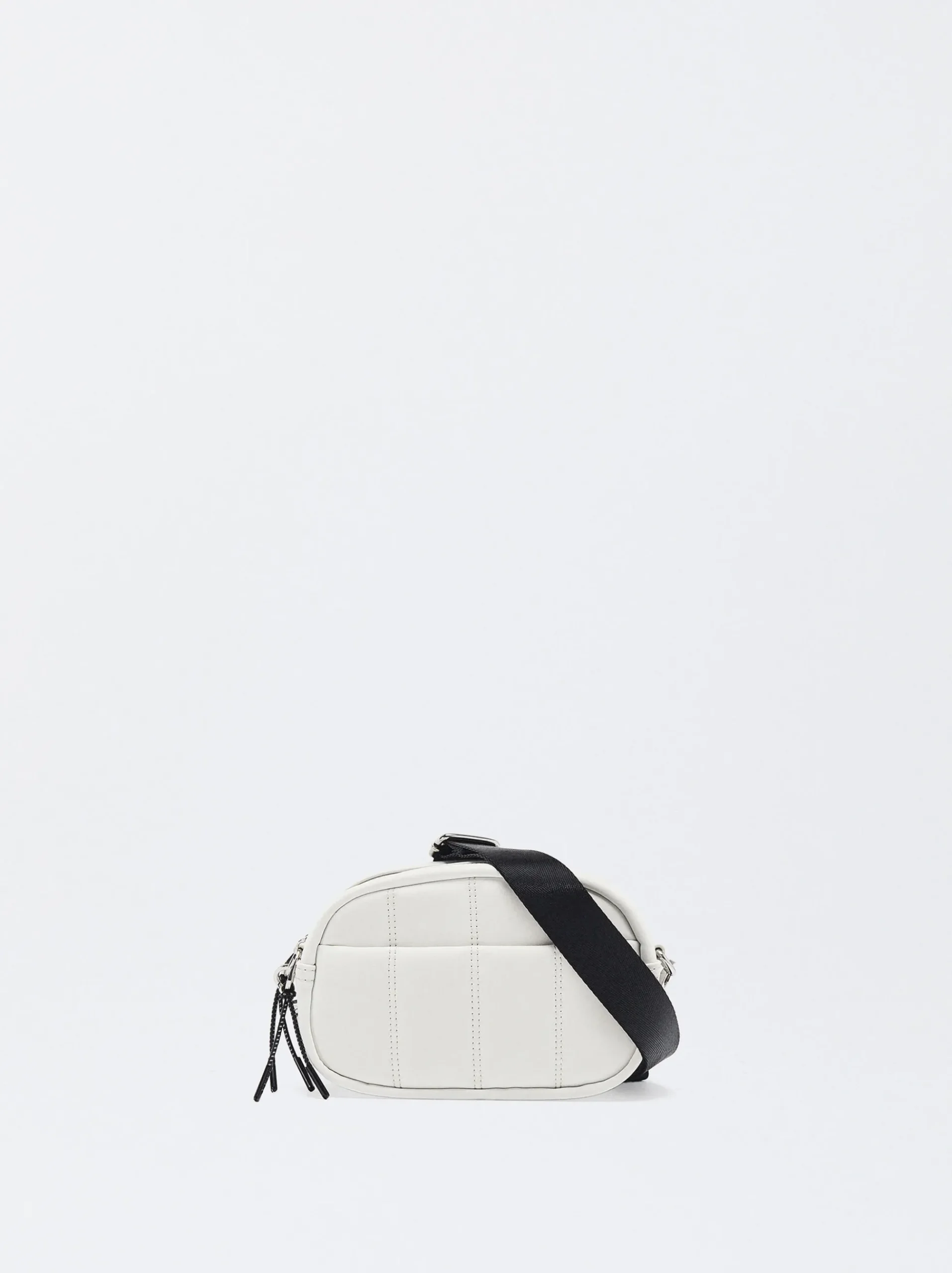 PARFOIS Shoppers|Grosse Taschen>Umhängetasche Aus Nylon-Imitat Ekrü