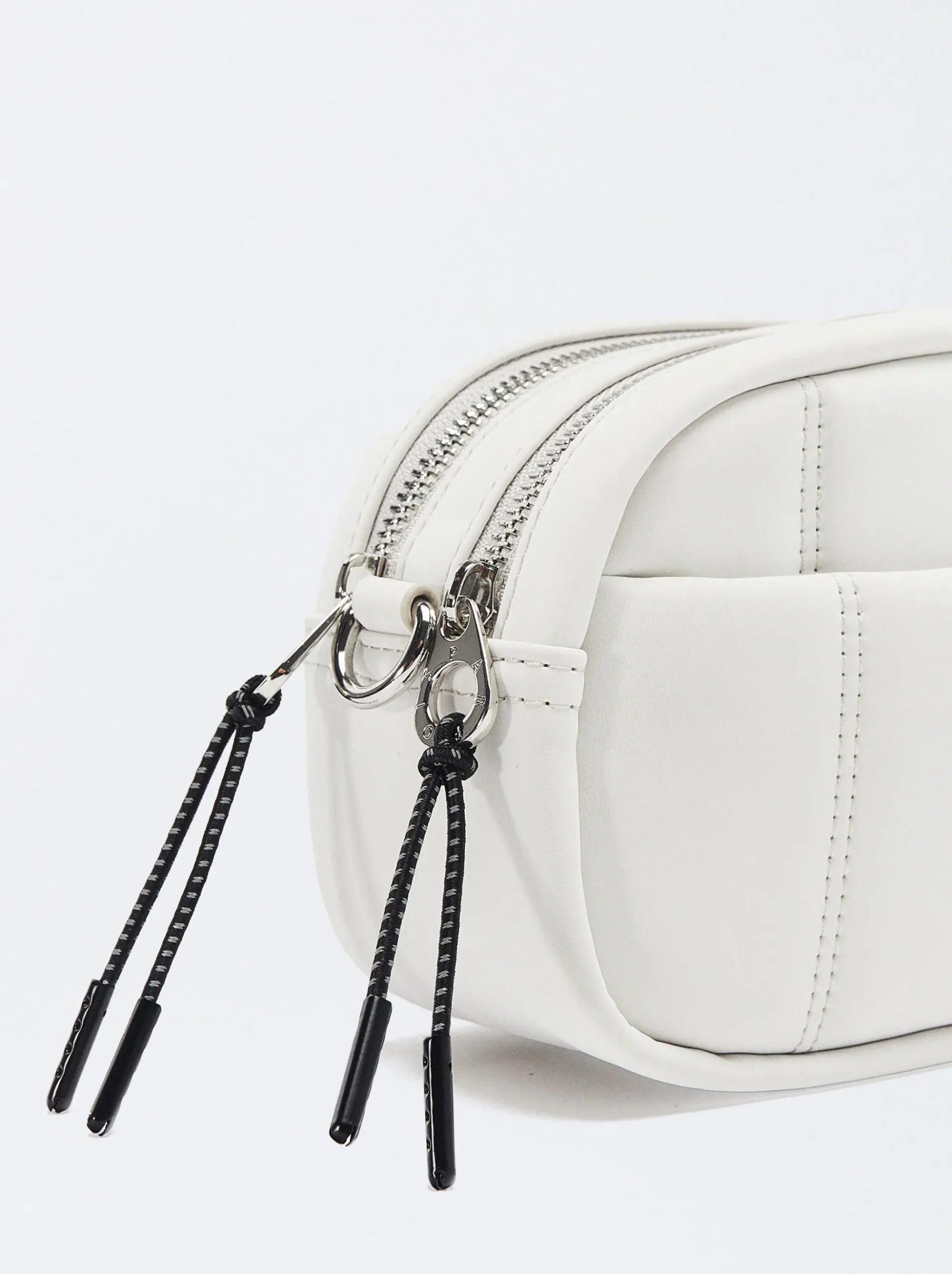 PARFOIS Shoppers|Grosse Taschen>Umhängetasche Aus Nylon-Imitat Ekrü