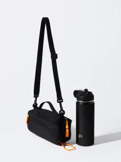PARFOIS Reisetaschen>Umh&auml;ngetasche Aus Nylon Recyceltem Schwarz