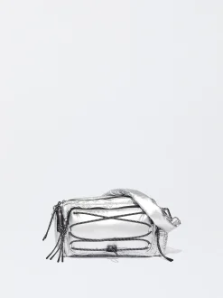 PARFOIS Handtaschen>Umh&auml;ngetasche Aus Nylon Silber