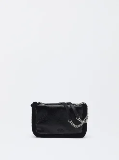PARFOIS Basics|Handtaschen>Umhängetasche Aus Pelzimitat Schwarz