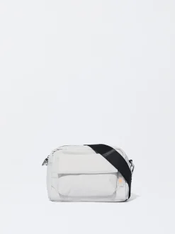 PARFOIS Handtaschen>Umhängetasche Aus Recyceltem Nylon Grau