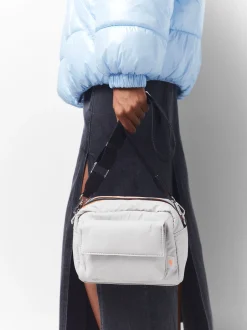 PARFOIS Handtaschen>Umh&auml;ngetasche Aus Recyceltem Nylon Grau