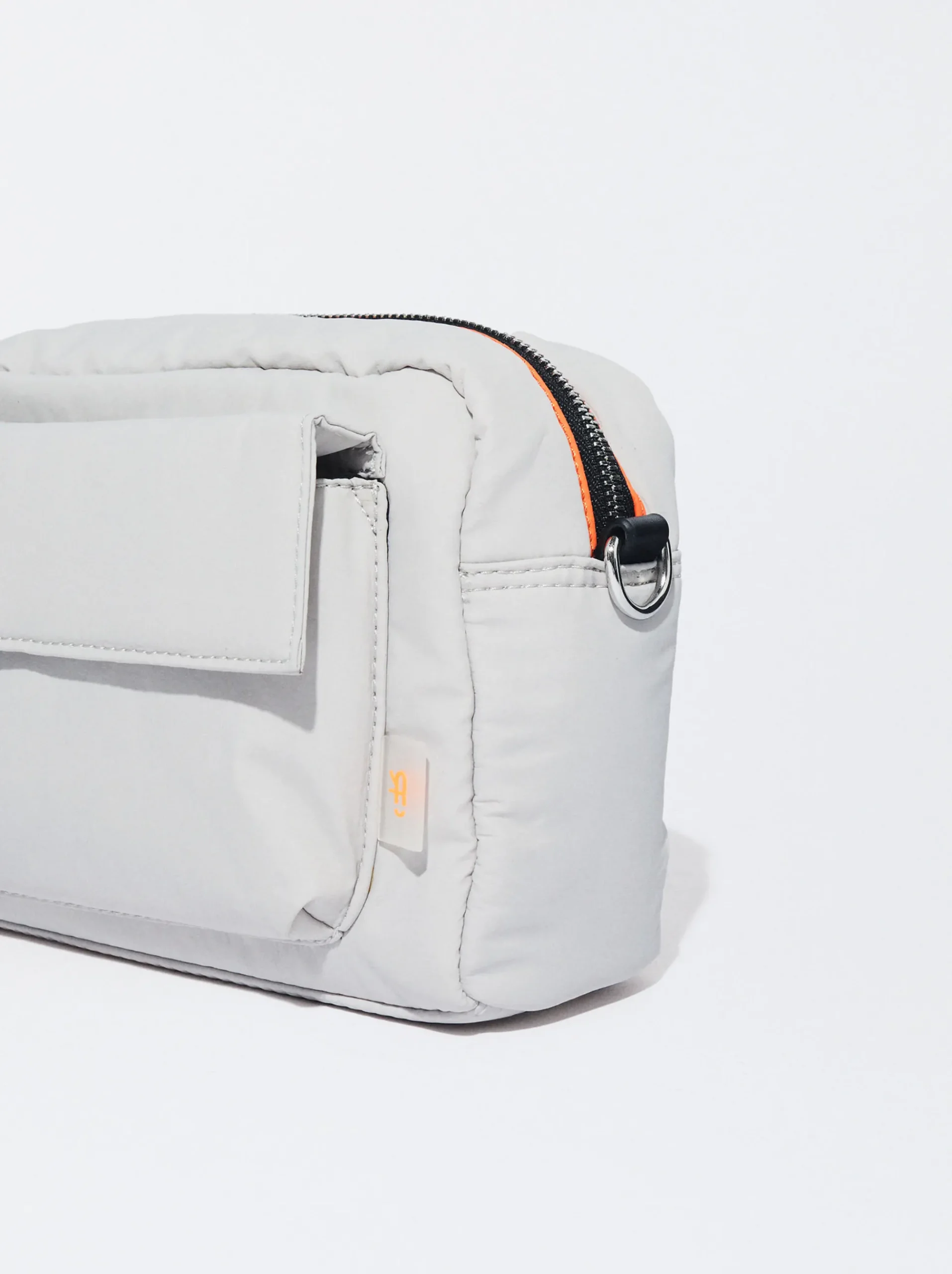 PARFOIS Handtaschen>Umhängetasche Aus Recyceltem Nylon Grau