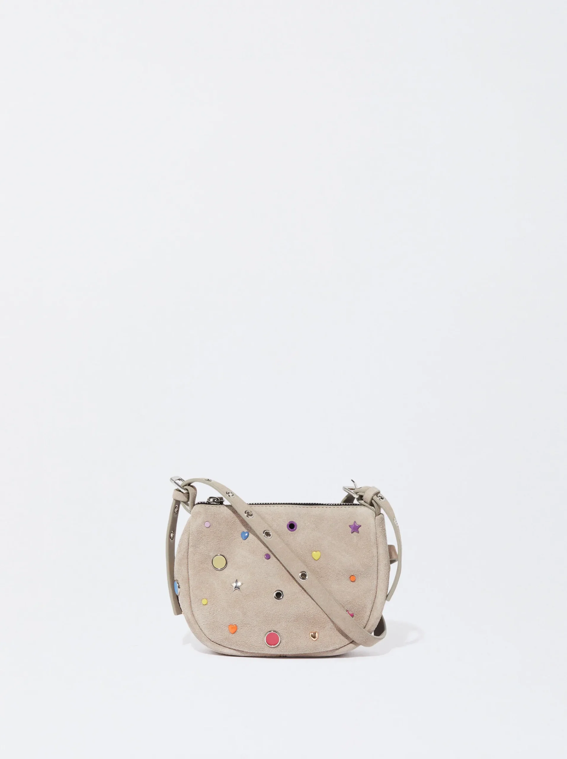 PARFOIS Handtaschen|Grosse Taschen>Umhängetasche Aus Wildleder Ekrü