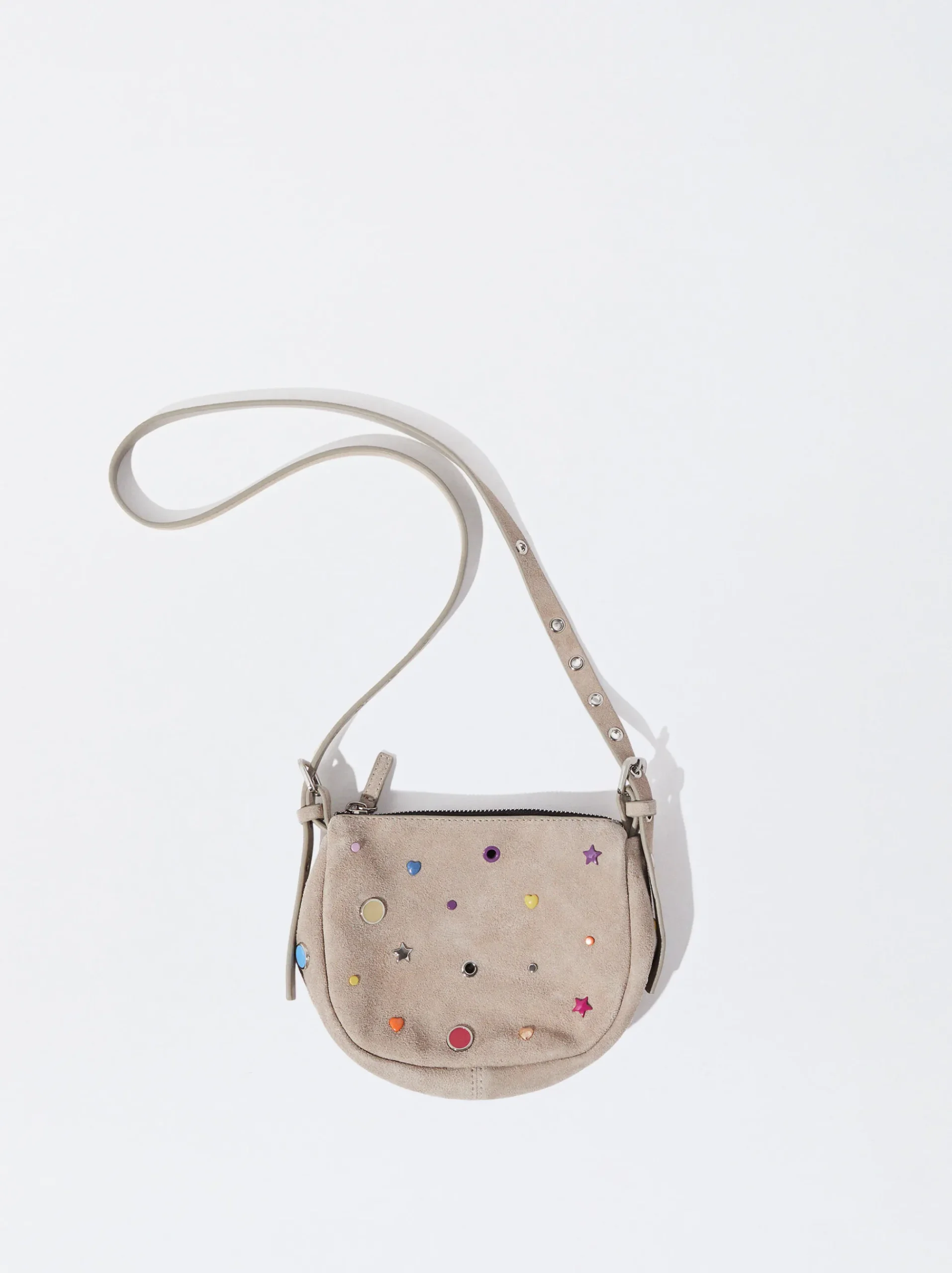 PARFOIS Handtaschen|Grosse Taschen>Umhängetasche Aus Wildleder Ekrü