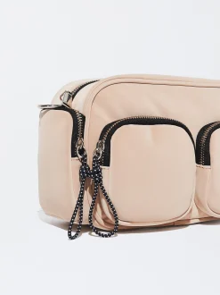 PARFOIS Reisetaschen>Umh&auml;ngetasche Mit Au&szlig;entasche Kamel