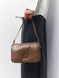 PARFOIS Ponchos und Kimonos>Umhängetasche Mit Doppeltem Riemen Braun