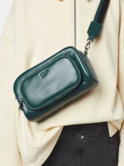 PARFOIS Shoppers|Handtaschen>Umh&auml;ngetasche Mit Dreifarbigem Griff Gr&uuml;n