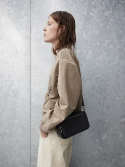 PARFOIS Handtaschen>Umhängetasche Mit Nieten Schwarz