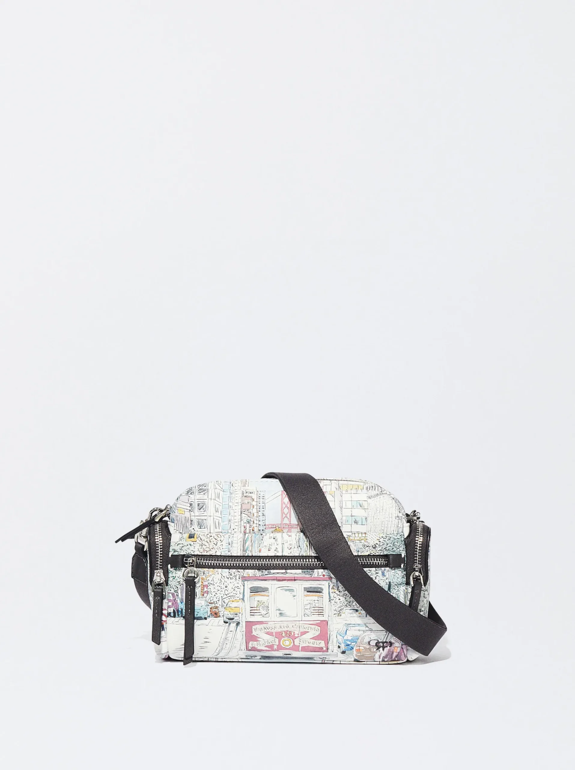PARFOIS Handtaschen>Umhängetasche Mit Print Grau