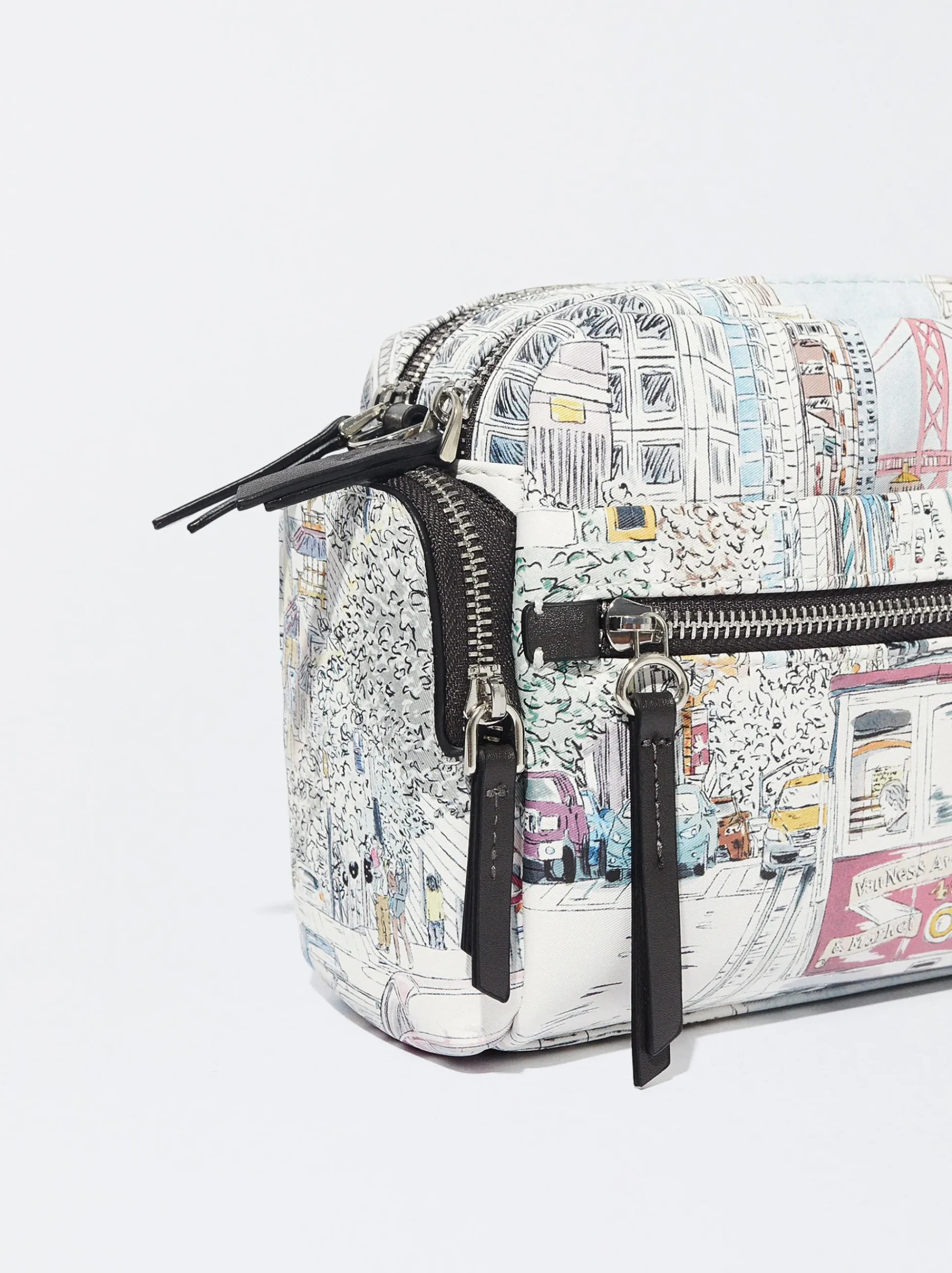 PARFOIS Handtaschen>Umhängetasche Mit Print Grau