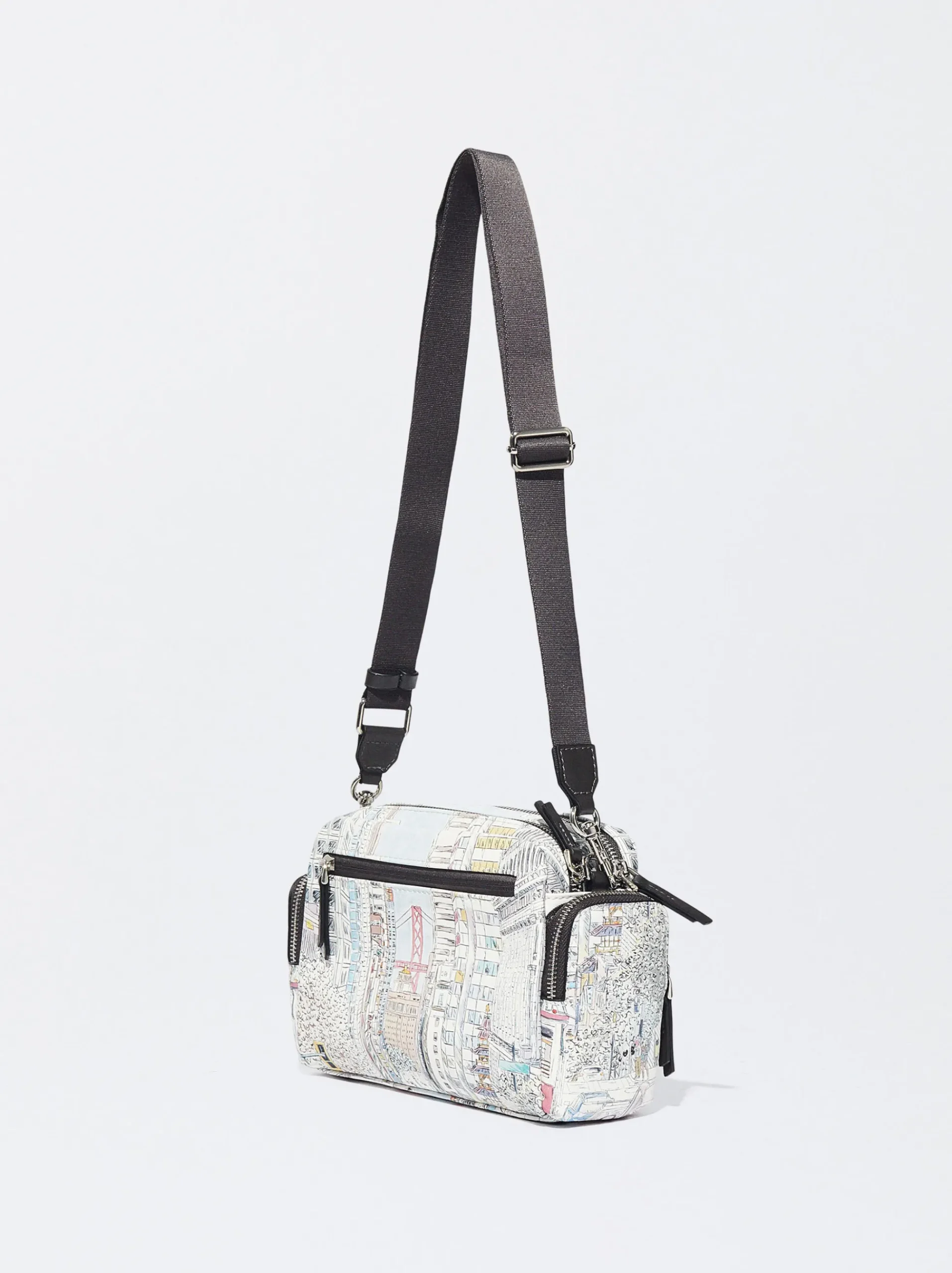 PARFOIS Handtaschen>Umhängetasche Mit Print Grau