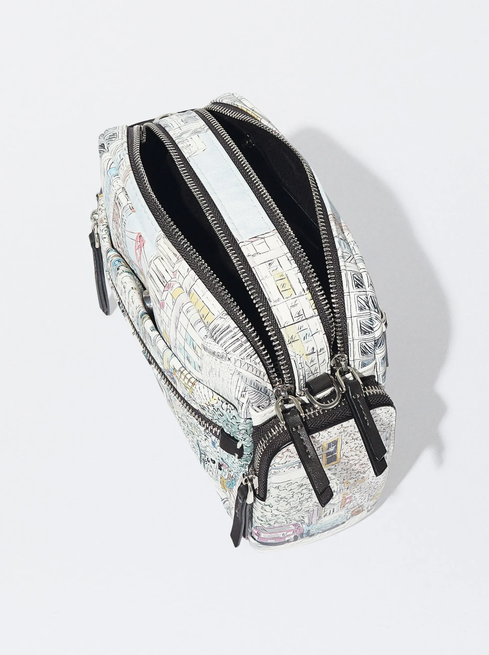 PARFOIS Handtaschen>Umhängetasche Mit Print Grau