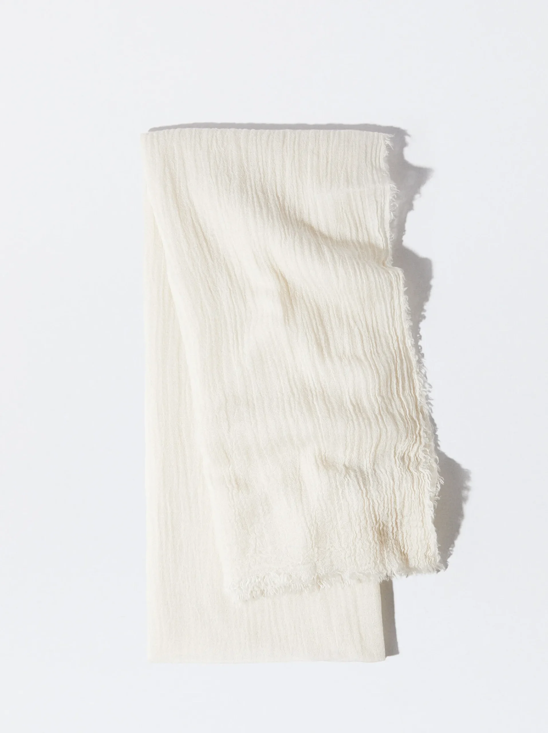 PARFOIS Geldbeutel>Unifarbener Pashmina Ekrü