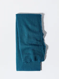 PARFOIS Basics>Unifarbener Pashmina Blau