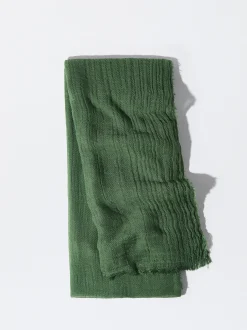 PARFOIS Geldbeutel>Unifarbener Pashmina Mit Ausgefranstem Saum Grün