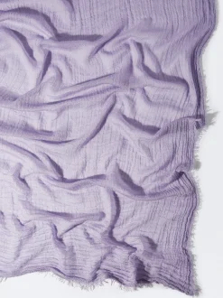 PARFOIS Geldbeutel|Basics>Unifarbener Pashmina Mit Ausgefranstem Saum Lila