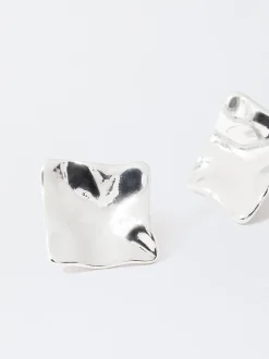 PARFOIS Ringe>Unregelm&auml;&szlig;ige ohrringe Silber