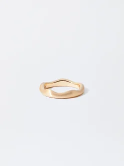 PARFOIS Basics|Strick>Unregelmäßiger er Ring Golden