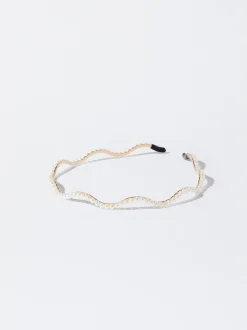 PARFOIS Metall Sonnenbrille|Cat-Eye Sonnenbrille>Unregelm&auml;&szlig;iges Stirnband Mit Perlen Weib