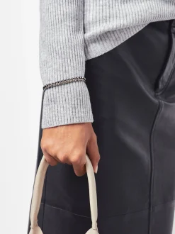 PARFOIS Kurze Halsketten>Verstellbares Armband Mit Kristallen Schwarz