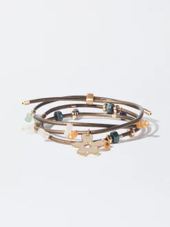PARFOIS Trend Collection|Kurze Halsketten>Verstellbares Armband Mit Strass Mehrfarbig