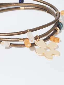 PARFOIS Trend Collection|Kurze Halsketten>Verstellbares Armband Mit Strass Mehrfarbig