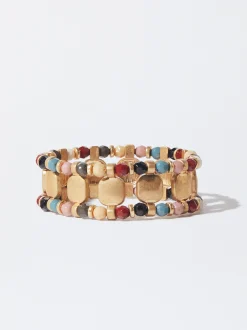 PARFOIS Trend Collection|Kurze Halsketten>Verstellbares Armband Mit Strass Mehrfarbig