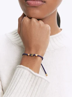 PARFOIS Ohrringe|Mittlere Ohrringe>Verstellbares Armband Mit Charm Aus Stahl Violett