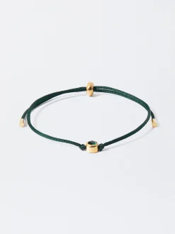 PARFOIS Ohrringe>Verstellbares Armband Mit Charm Aus Stahl Grün