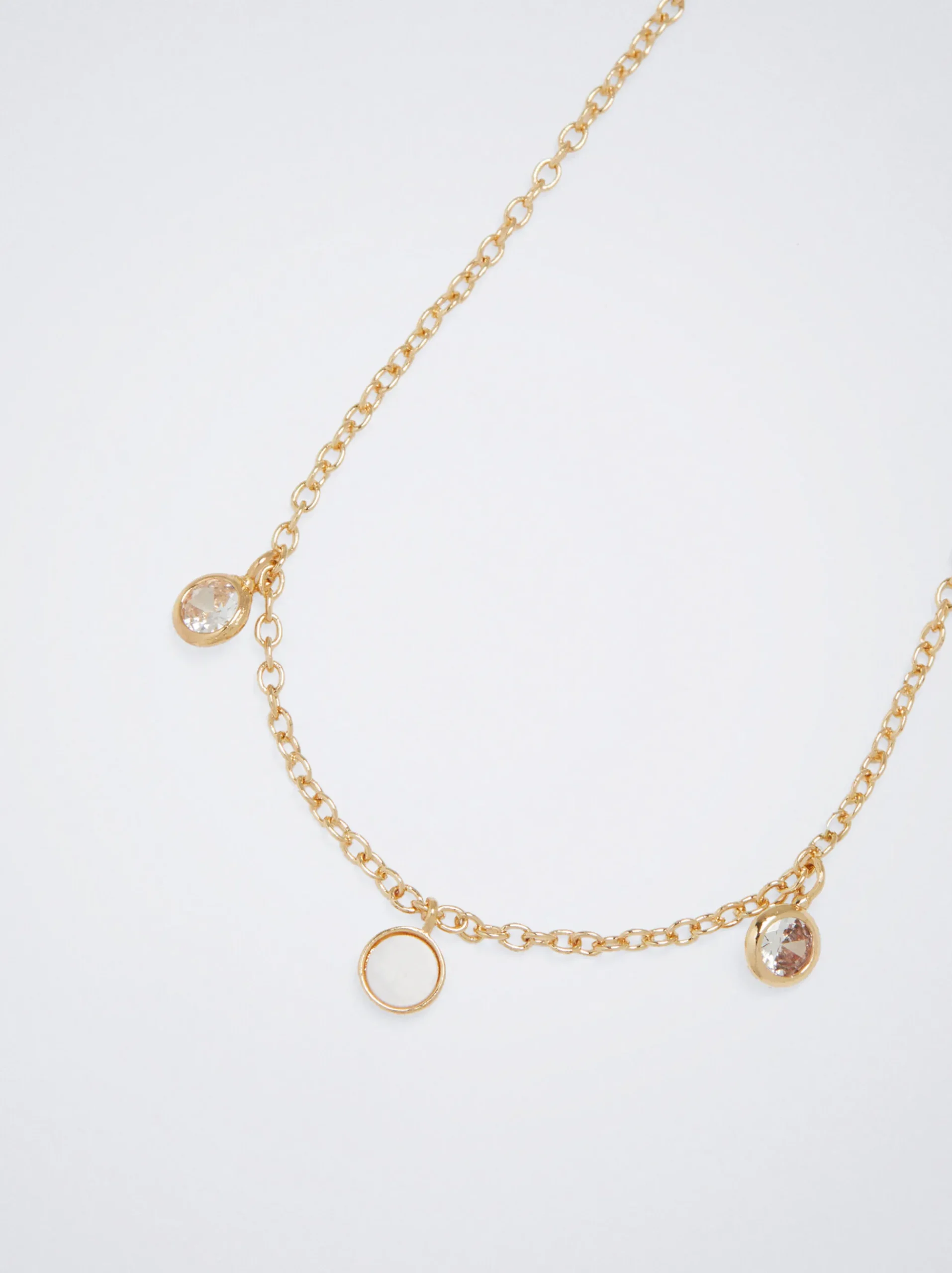 PARFOIS Raffinierter Modeschmuck|Kurze Ohrringe>Verstellbares Armband Mit Strass Golden