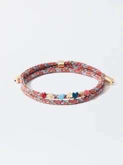 PARFOIS Kurze Halsketten>Verstellbares Armband Mit Charm Aus Stahl